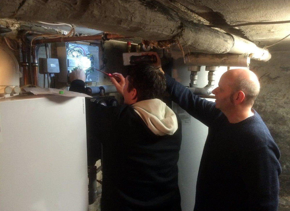 Inbetriebnahme der Meßtechnik