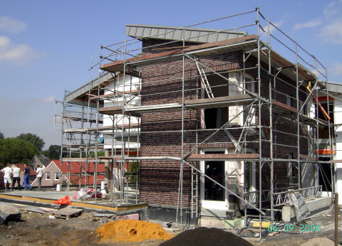 Haus im Ausbau Erdwärme