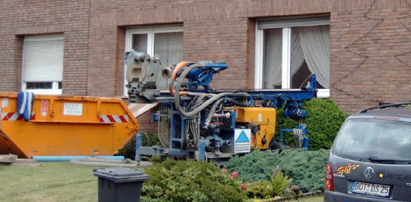 Bohrger&auml;t f&uuml;r die Erdreichw&auml;rmesonden