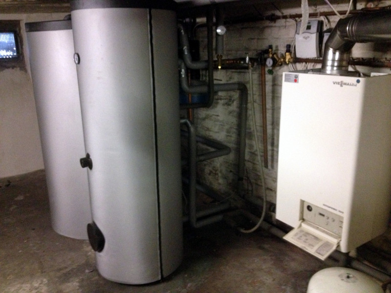 Hydraulische Einbindung des Holzheizofens